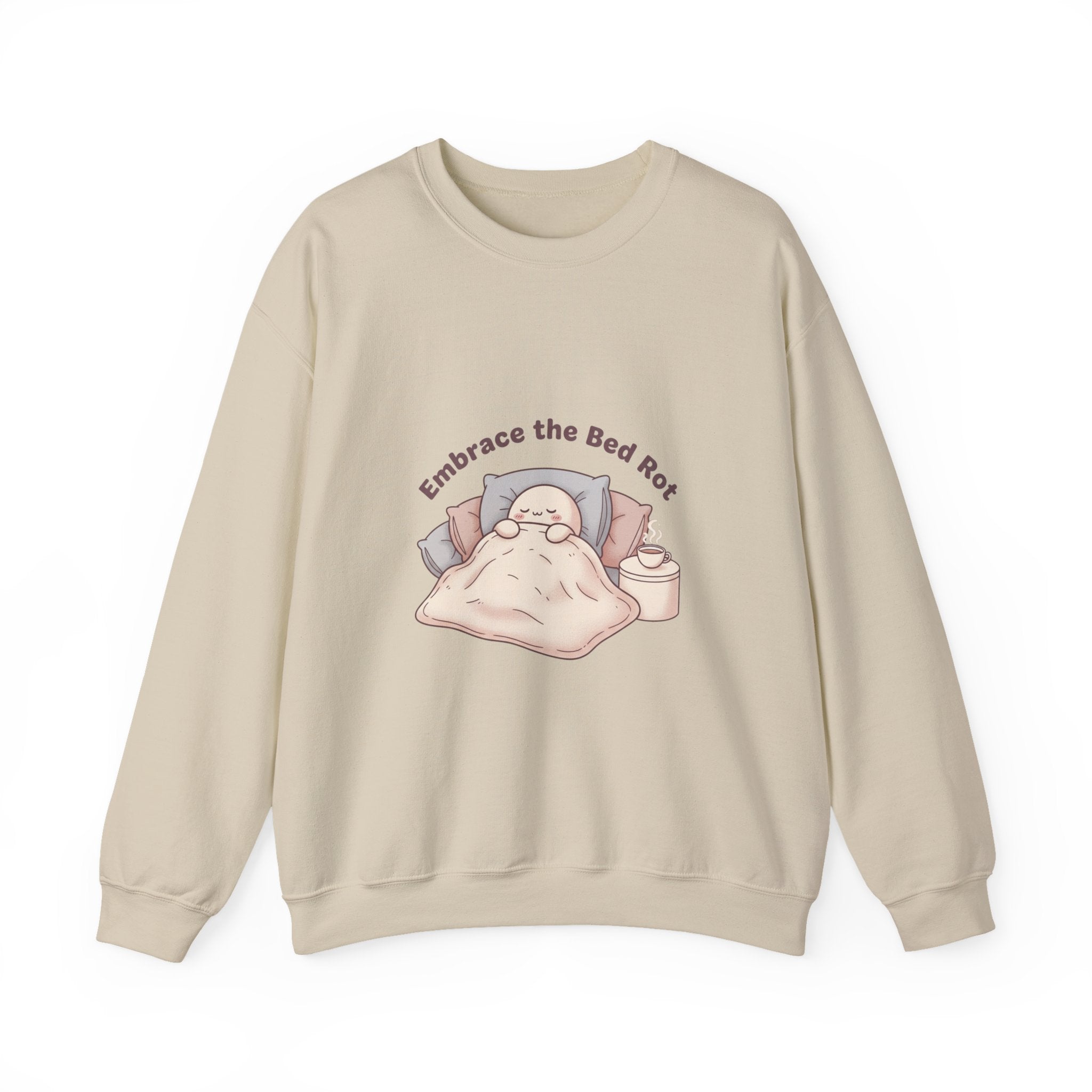 Embrace the Bed Rot Crewneck Sweatshirt | sleepy humor, nap club