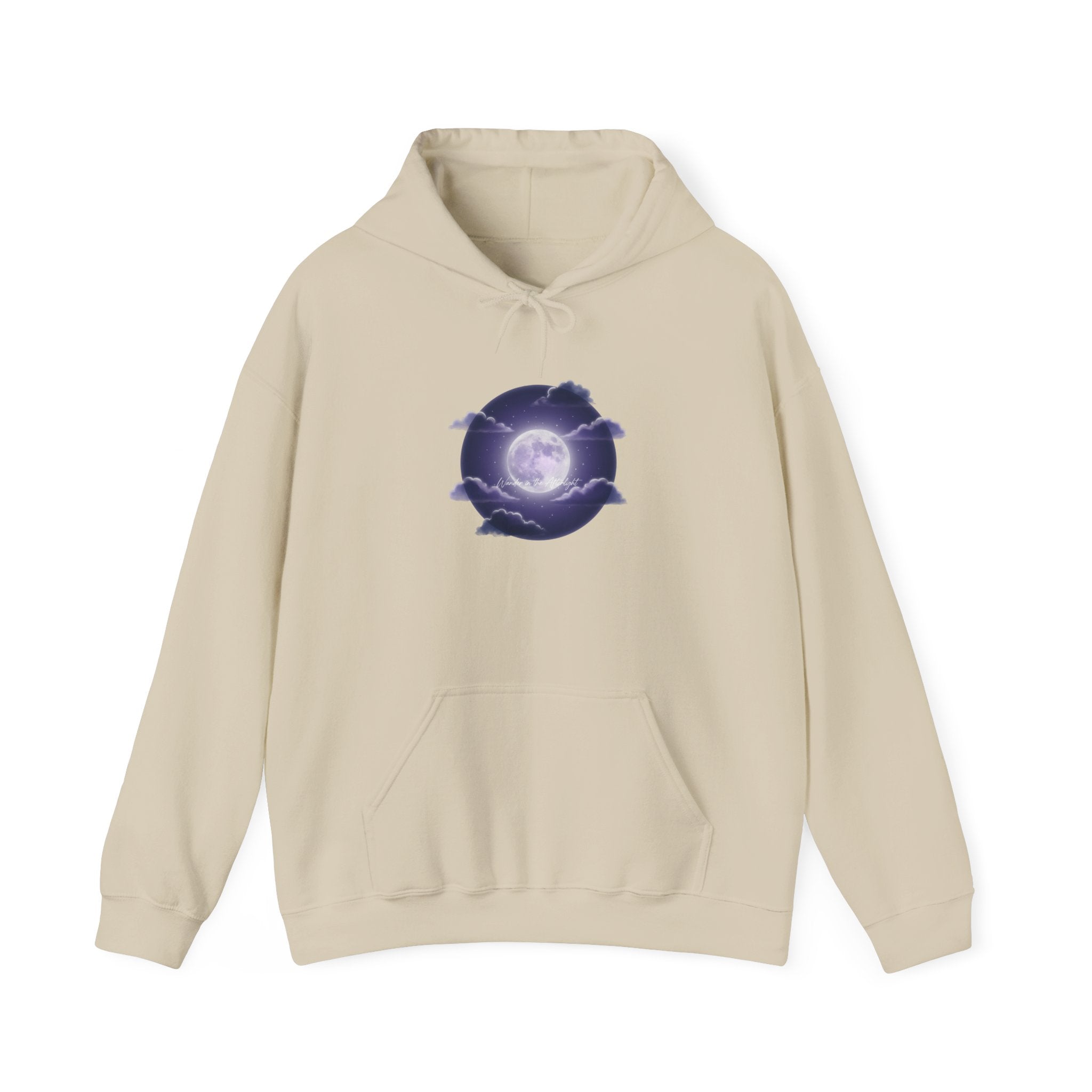 Luminous Night Bloom Hoodie | Afterlight Aesthetic, Cosmic Floral