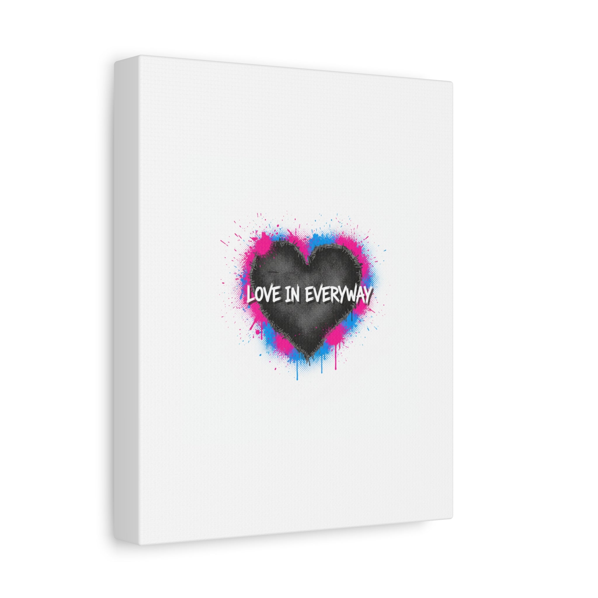 Love in Everyway Heart Canvas | Soft Grunge Hearts, Punk Heart Poster