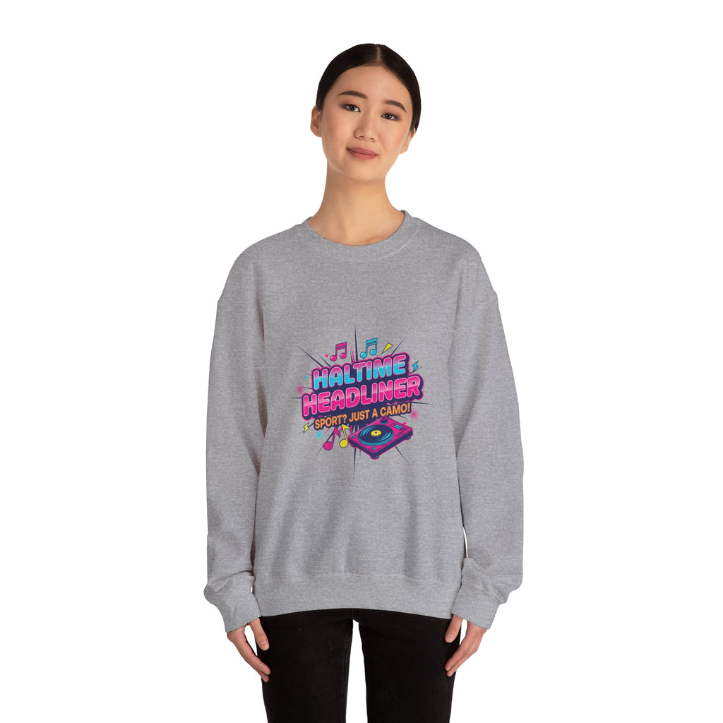 Halftime Headliner Crewneck Sweatshirt | football concert shirt, halftime meme tee