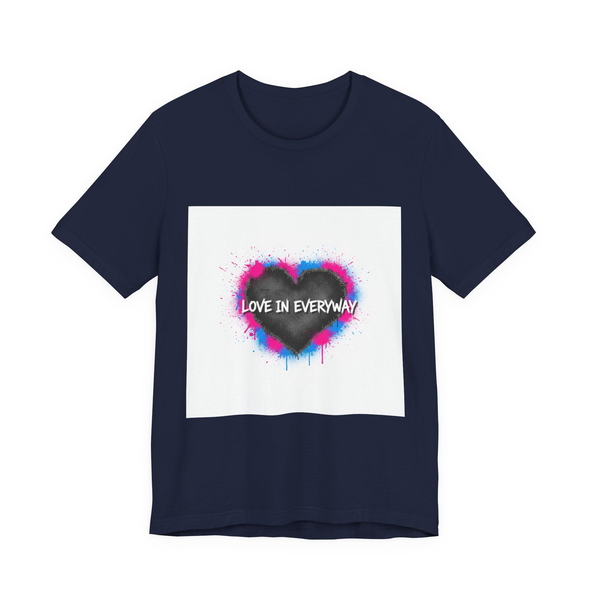 Distressed Graffiti Heart Tee | grunge heart shirt, punk heart design