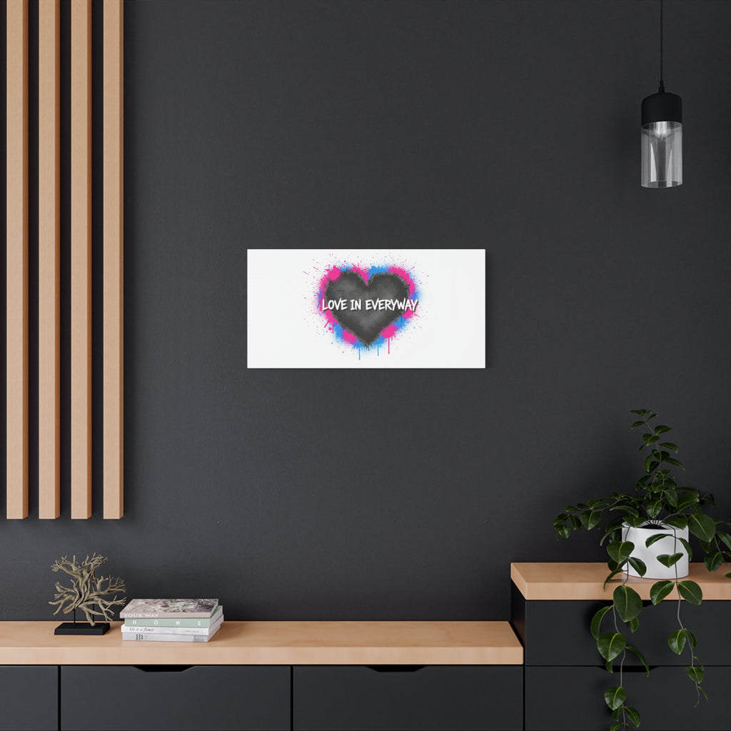 Love in Everyway Heart Canvas | Soft Grunge Hearts, Punk Heart Poster