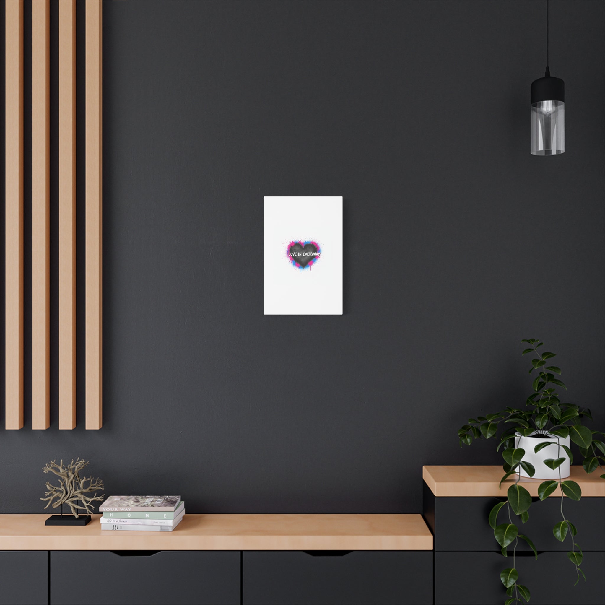 Love in Everyway Heart Canvas | Soft Grunge Hearts, Punk Heart Poster