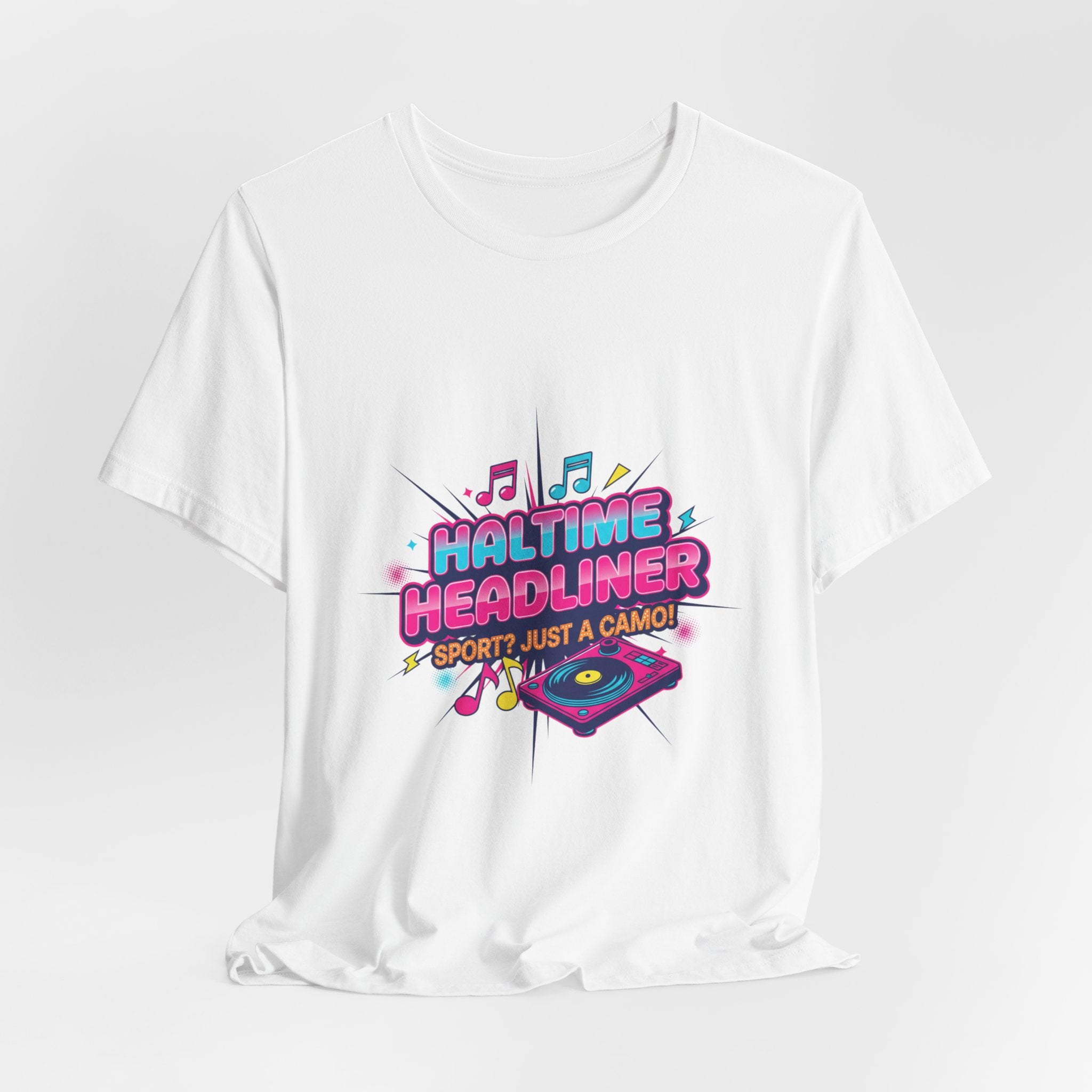 Halftime Headliner Tee | halftime concert shirt, big game music joke