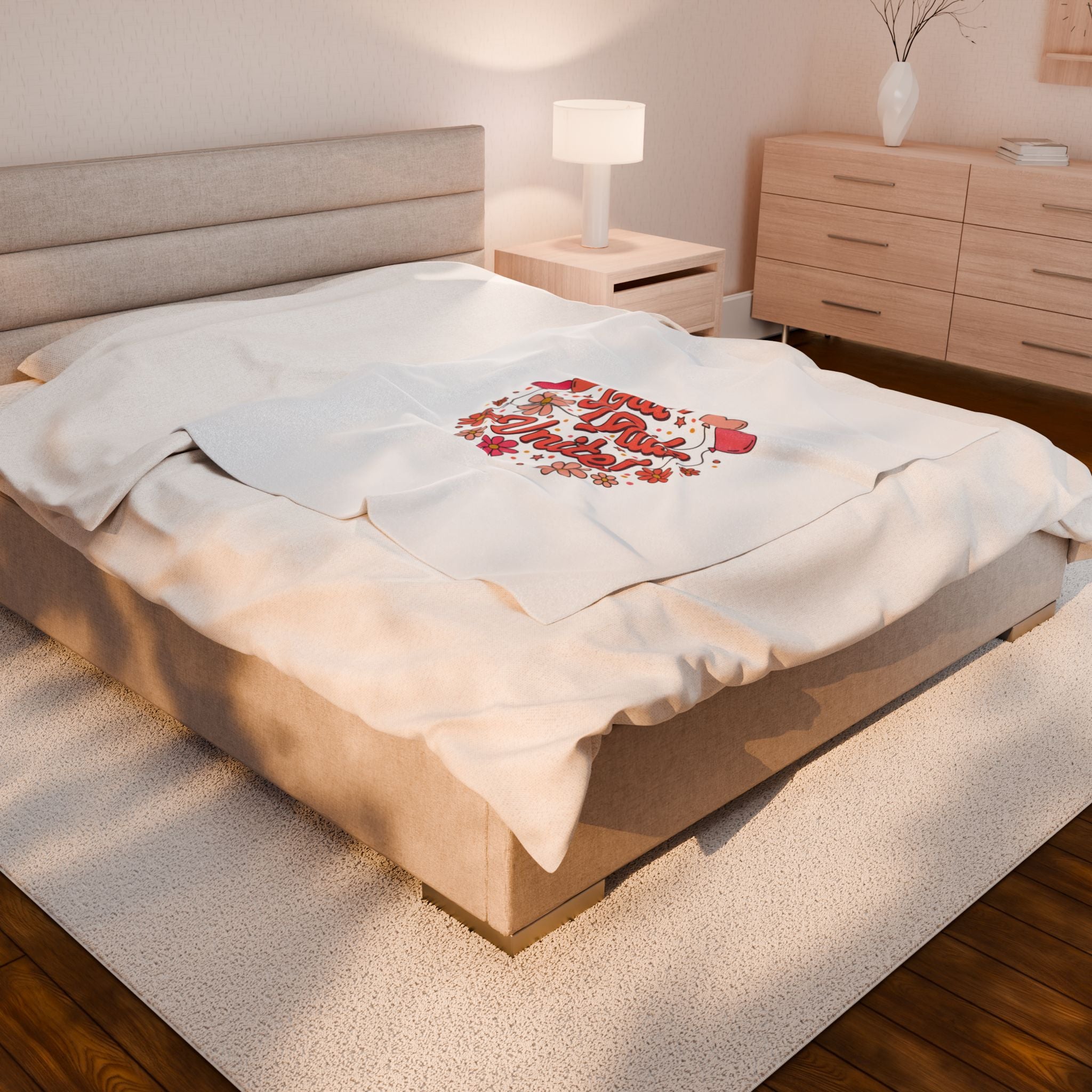 Gal Pals Unite Plush Blanket | Galentine’s design, female friendship