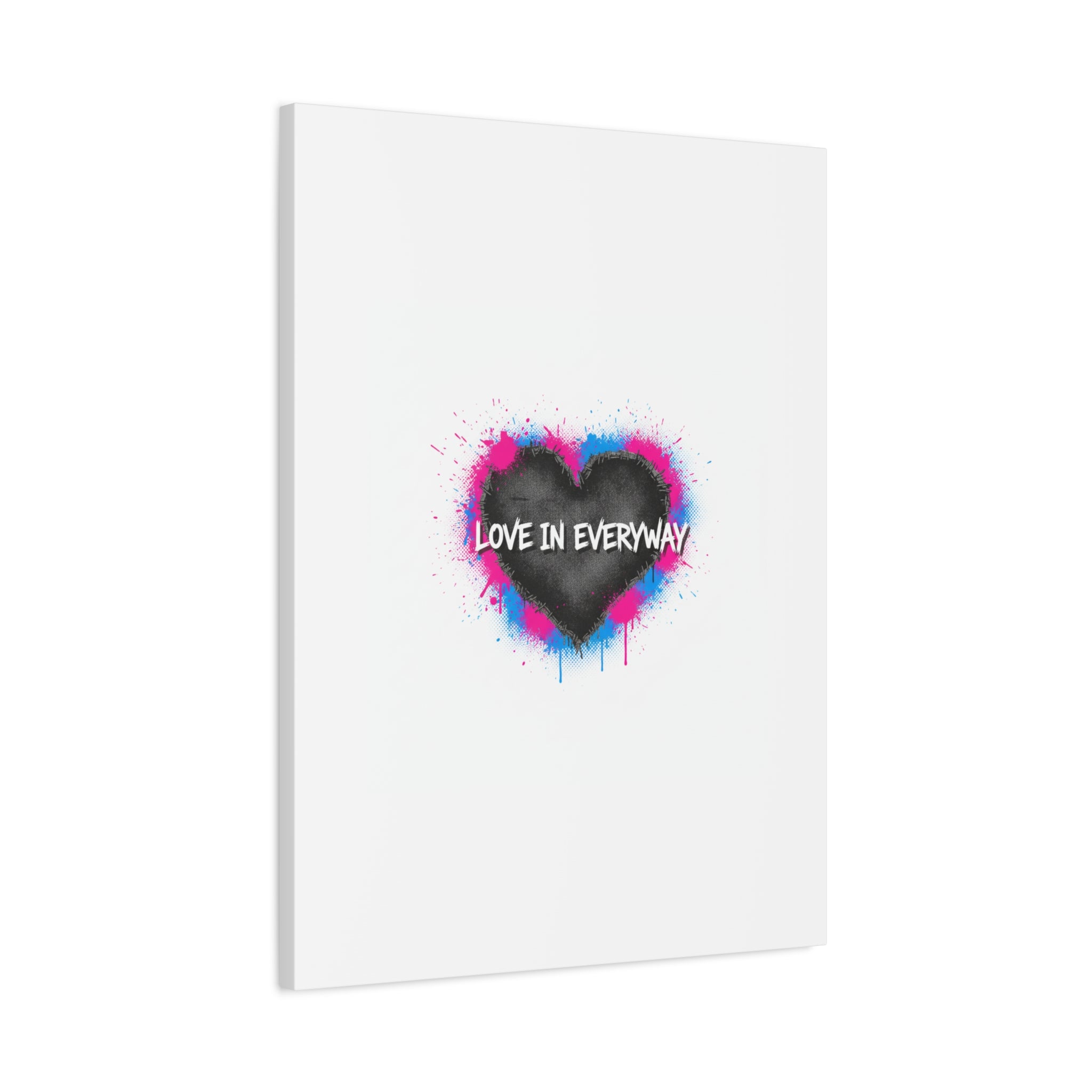 Love in Everyway Heart Canvas | Soft Grunge Hearts, Punk Heart Poster