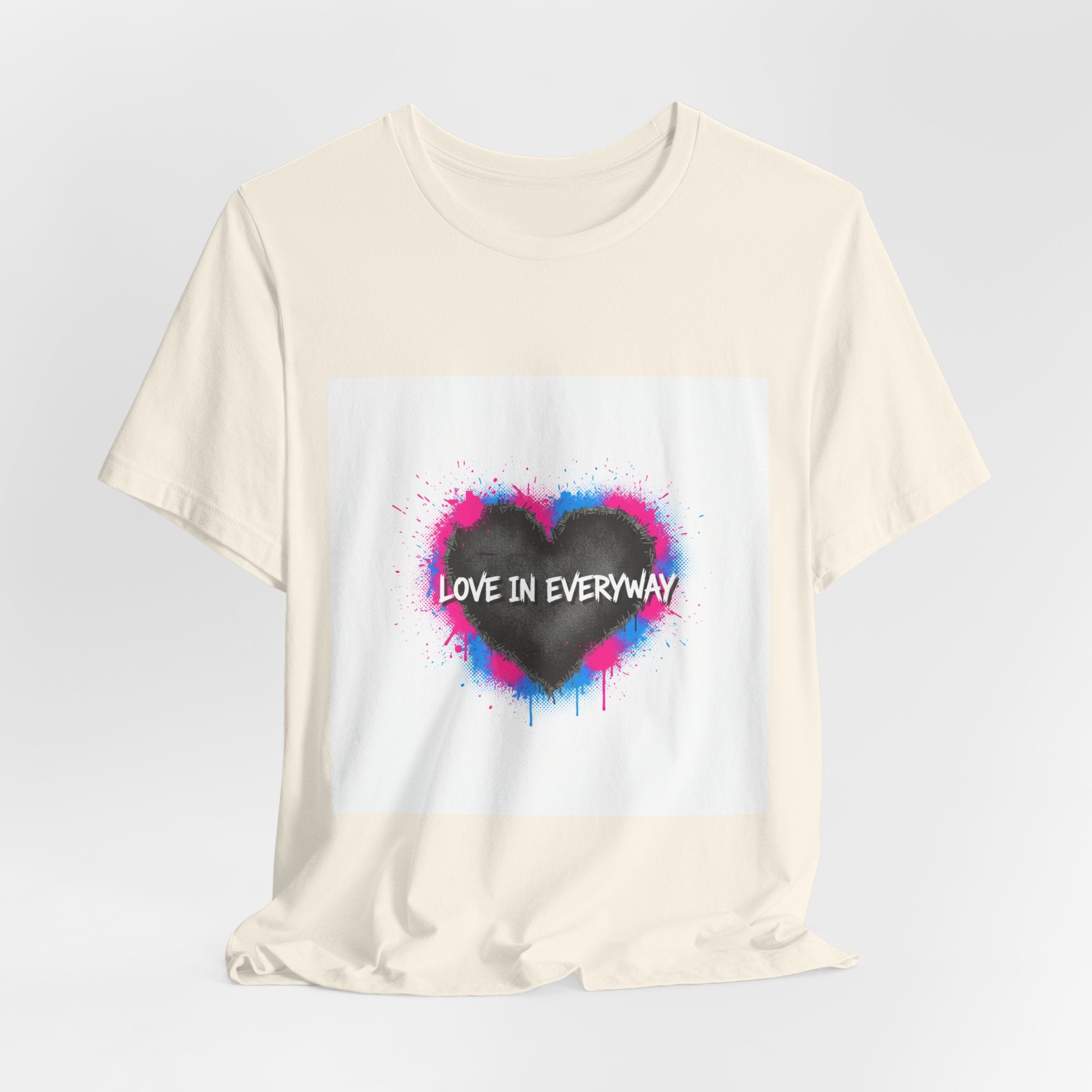 Distressed Graffiti Heart Tee | grunge heart shirt, punk heart design