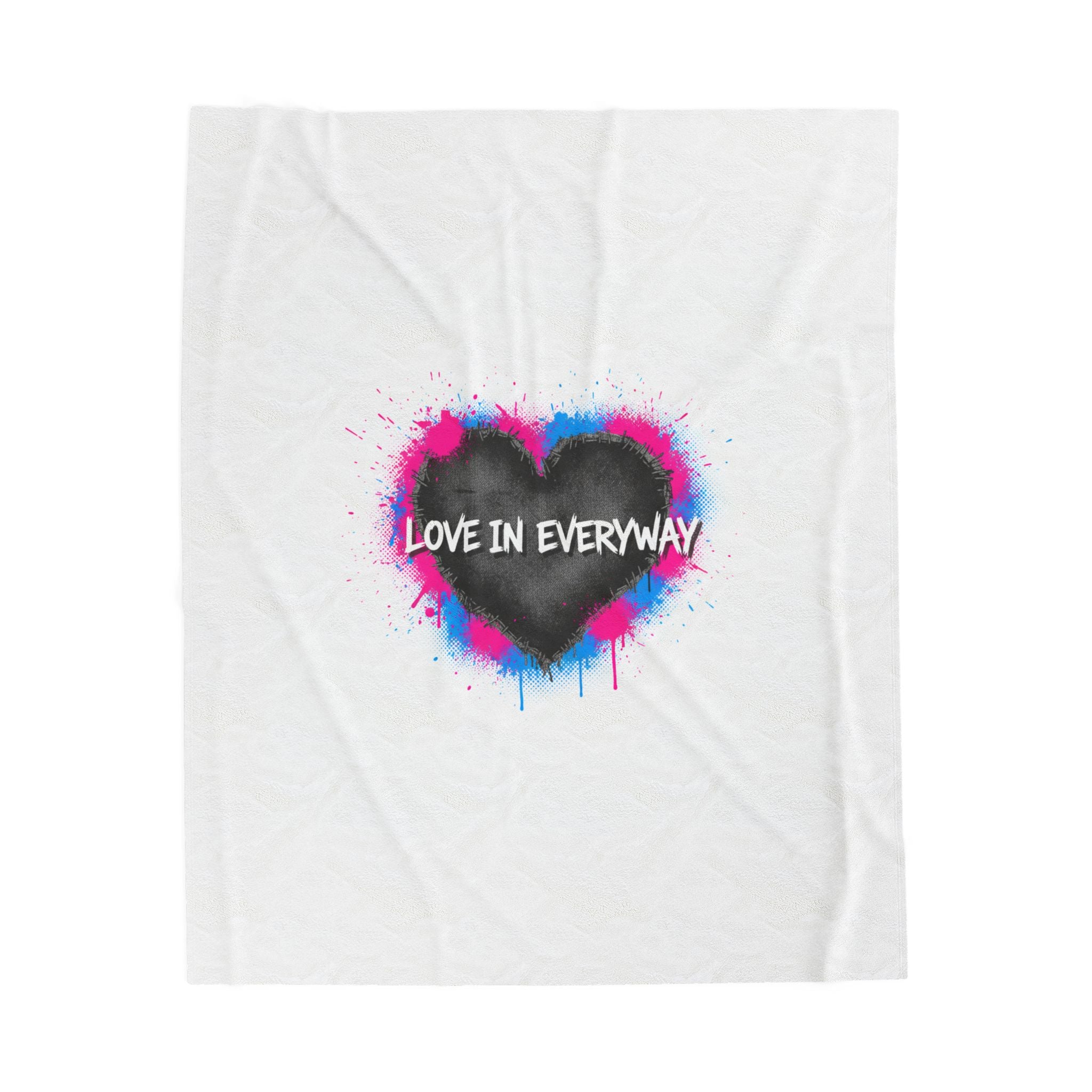 Grunge Heart Spray Paint Blanket | Soft Grunge Hearts, Distressed Love