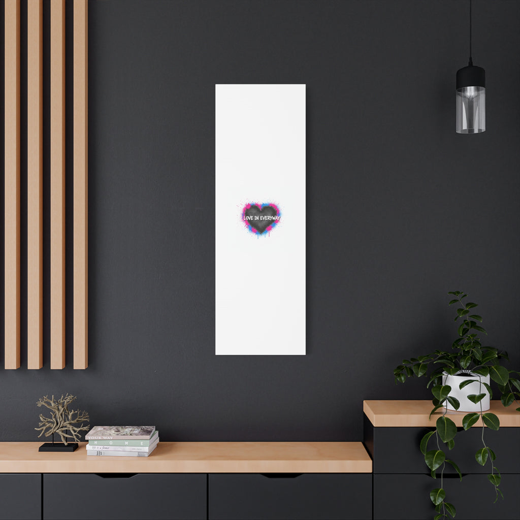 Love in Everyway Heart Canvas | Soft Grunge Hearts, Punk Heart Poster