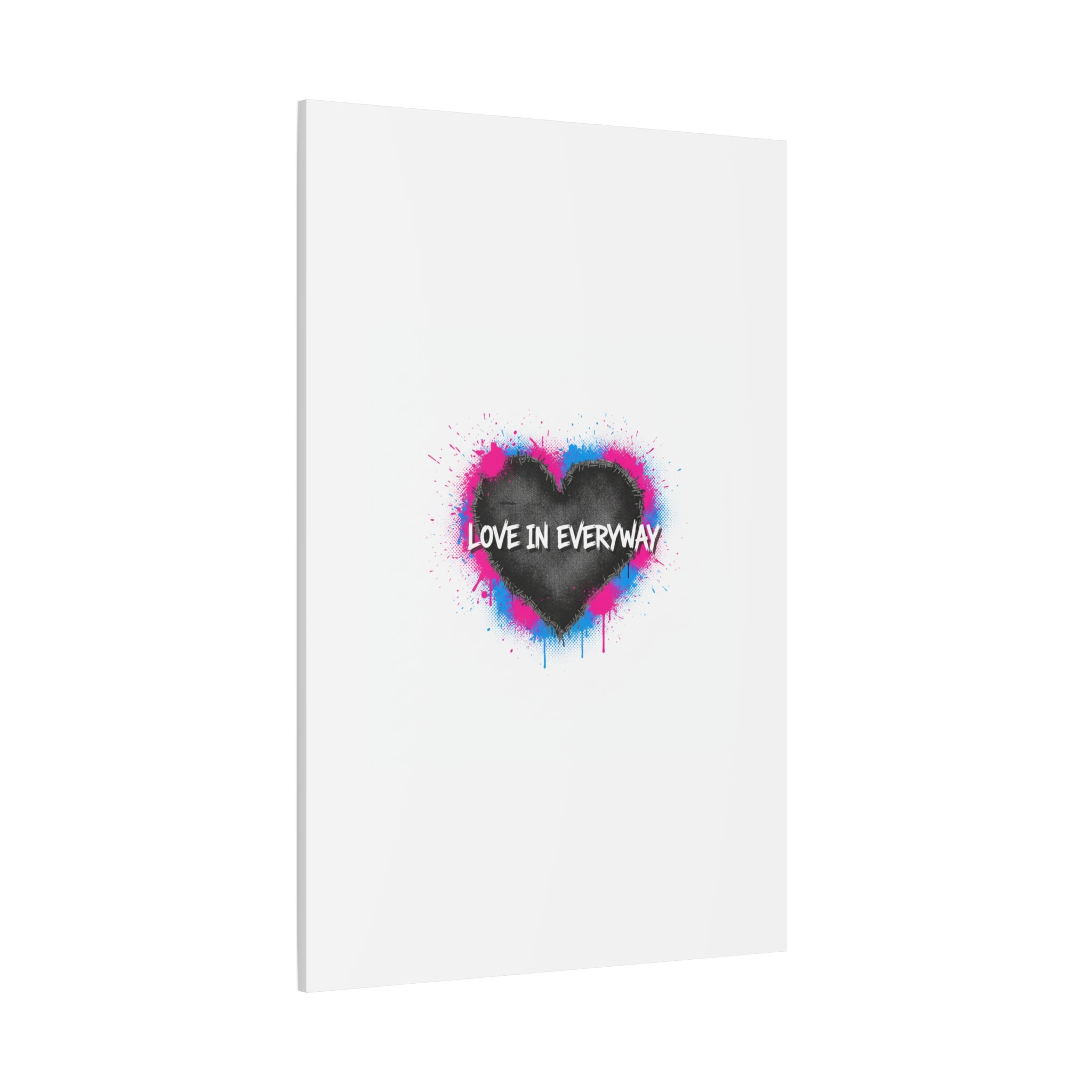 Love in Everyway Heart Canvas | Soft Grunge Hearts, Punk Heart Poster