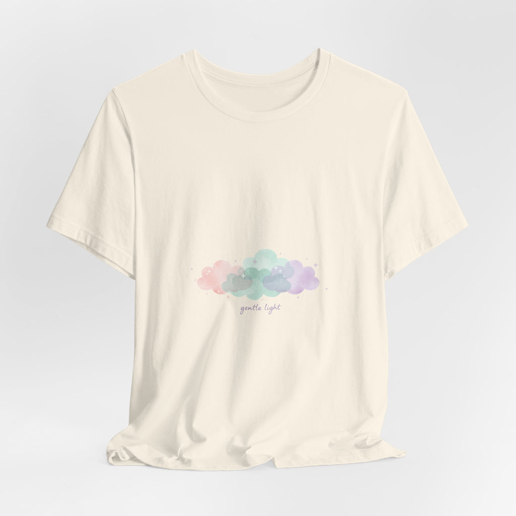 Dreamy Pastel Cloud Tee | pastel winter design, soft spring vibe