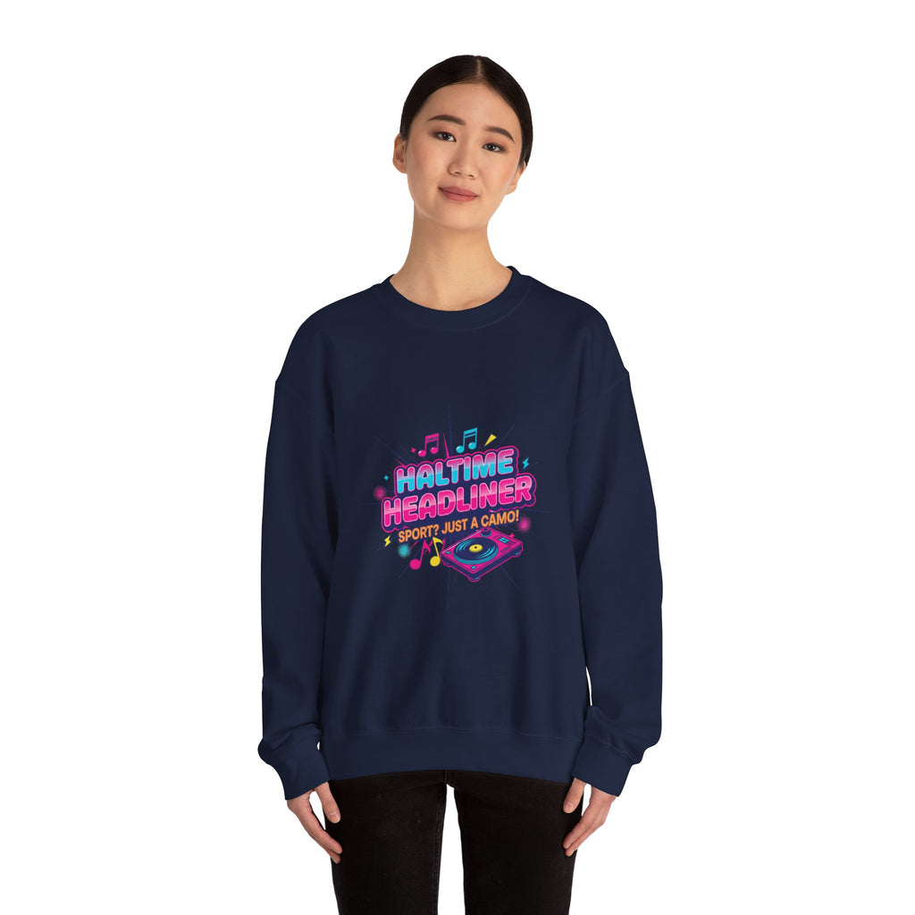 Halftime Headliner Crewneck Sweatshirt | football concert shirt, halftime meme tee