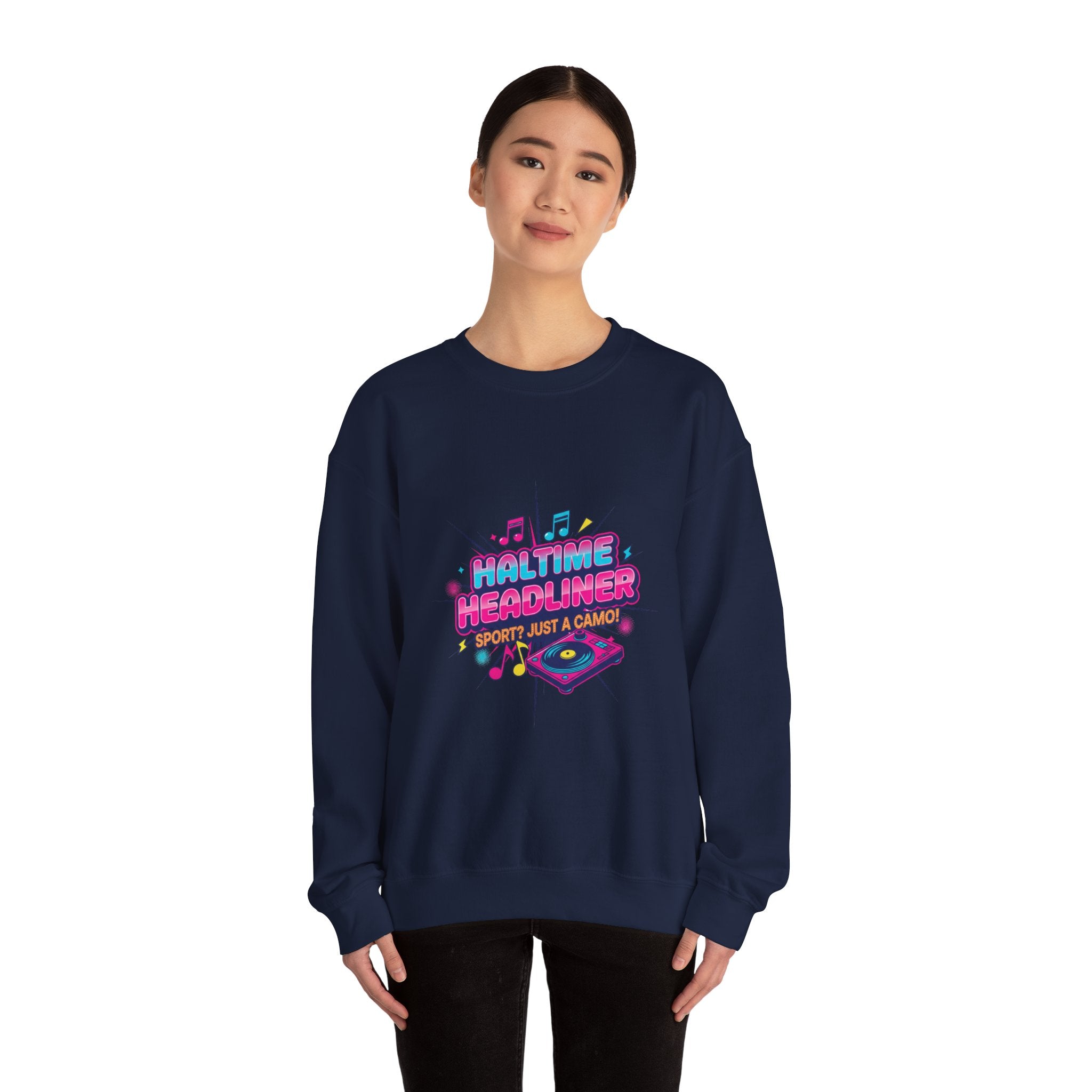 Halftime Headliner Crewneck Sweatshirt | football concert shirt, halftime meme tee