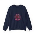 Disco Floral Paisley Mandala Crewneck Sweatshirt | 70s Revival Retro Party