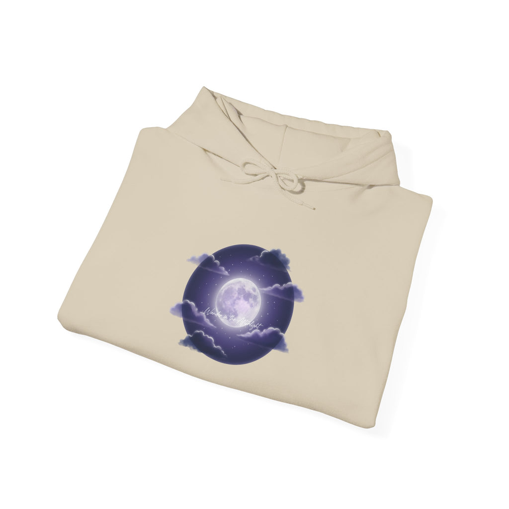 Luminous Night Bloom Hoodie | Afterlight Aesthetic, Cosmic Floral