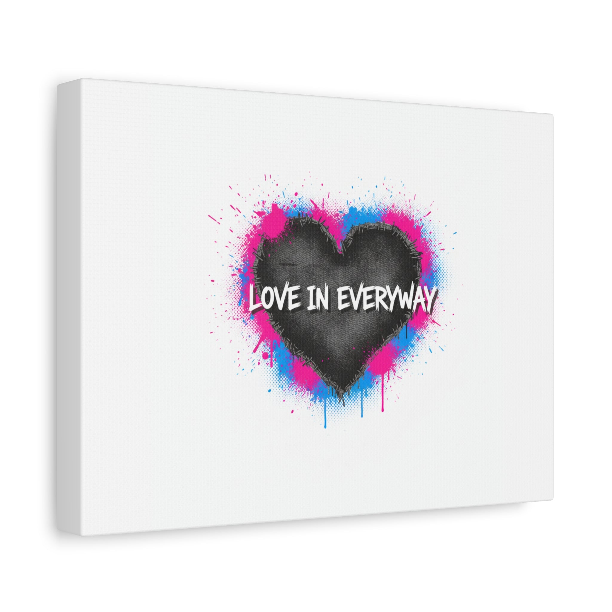 Love in Everyway Heart Canvas | Soft Grunge Hearts, Punk Heart Poster