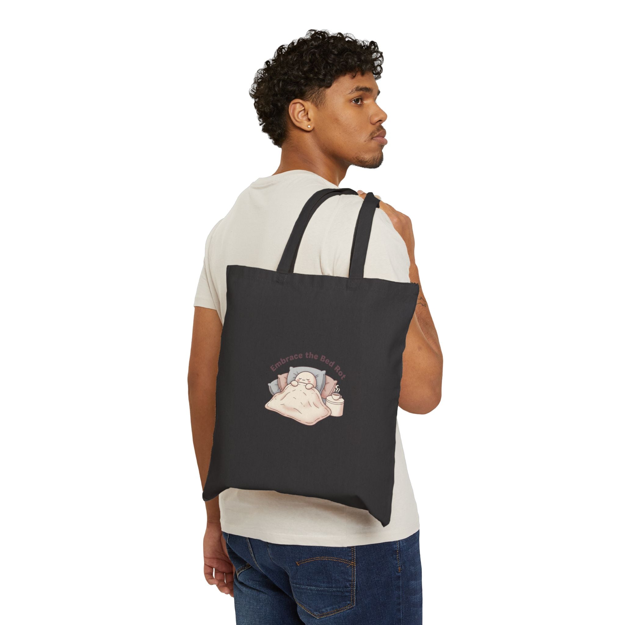 Embrace the Bed Rot tote | sleepy humor, nap club canvas