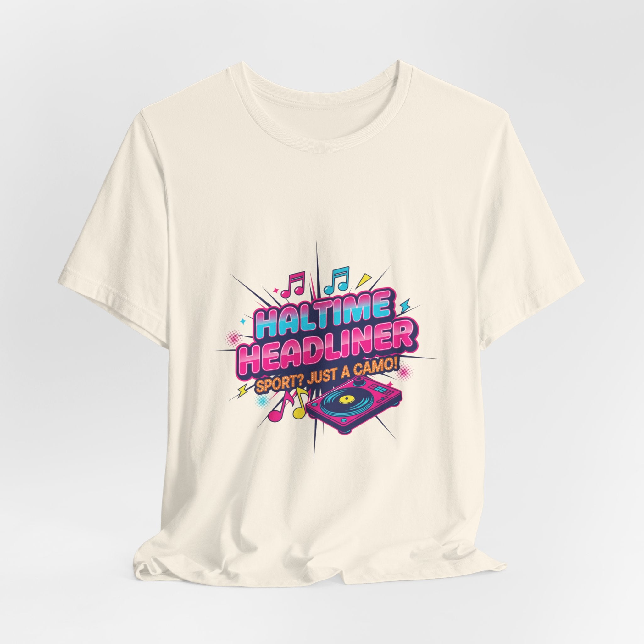Halftime Headliner Tee | halftime concert shirt, big game music joke