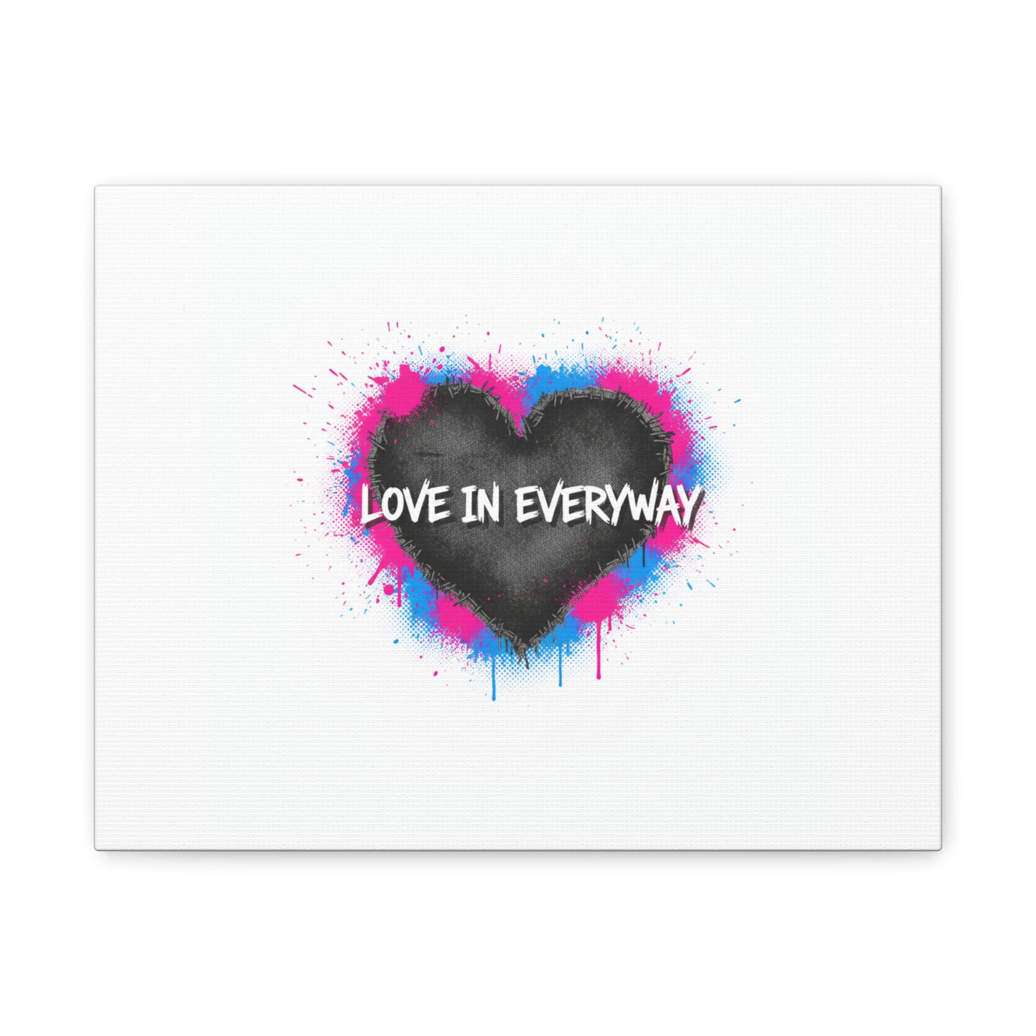 Love in Everyway Heart Canvas | Soft Grunge Hearts, Punk Heart Poster