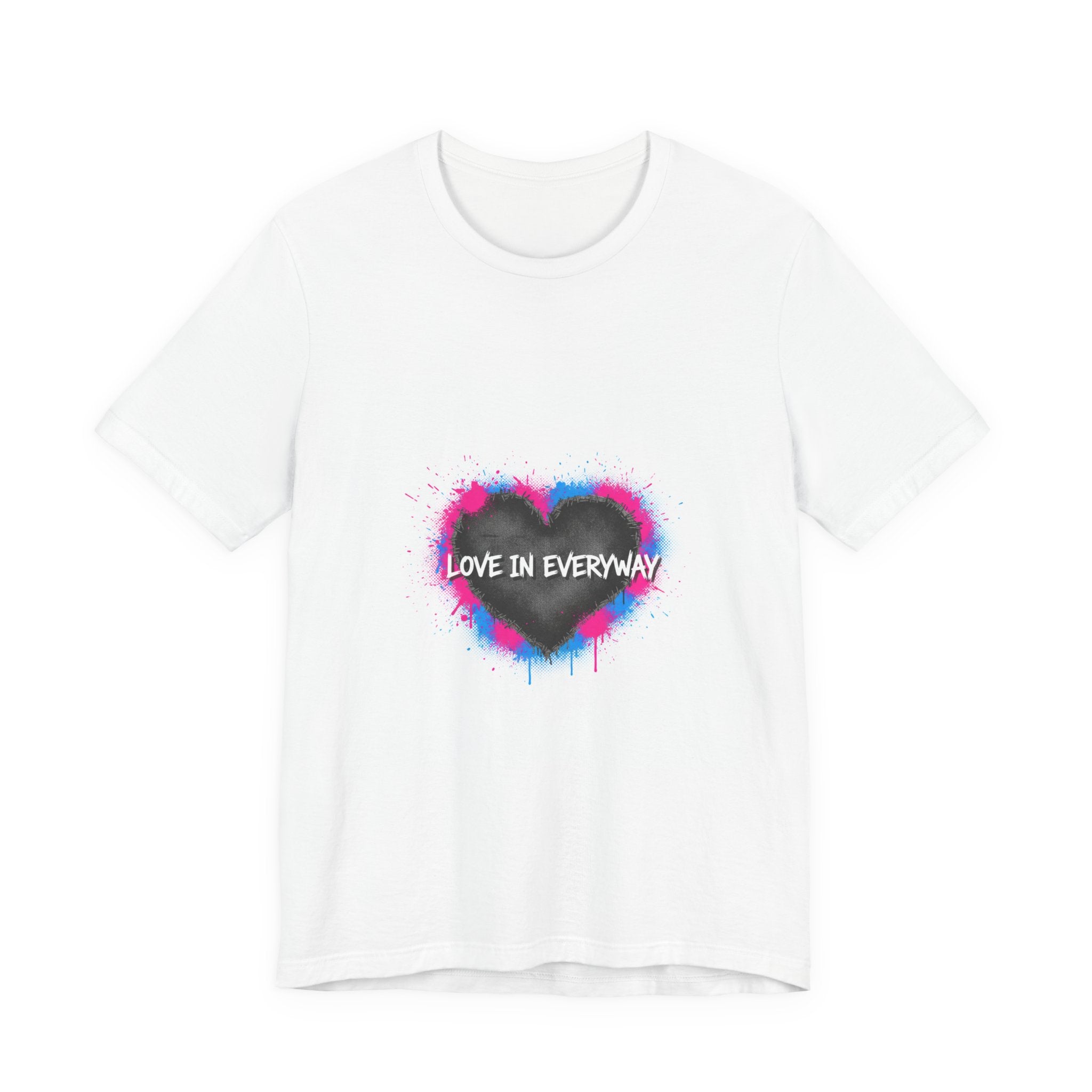 Distressed Graffiti Heart Tee | grunge heart shirt, punk heart design