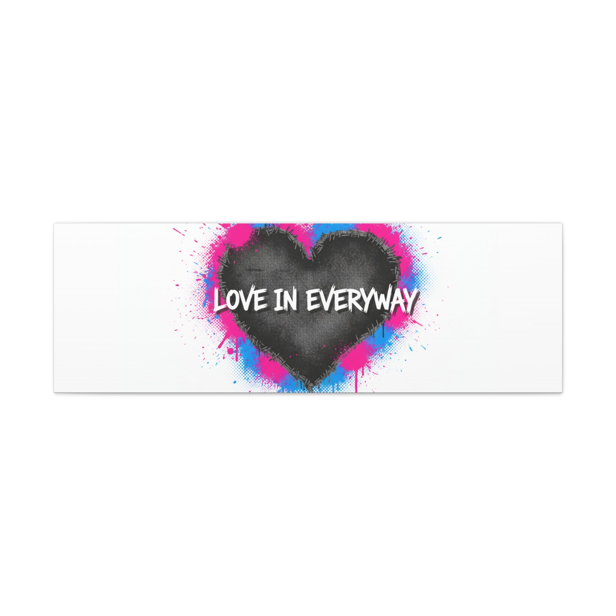 Love in Everyway Heart Canvas | Soft Grunge Hearts, Punk Heart Poster
