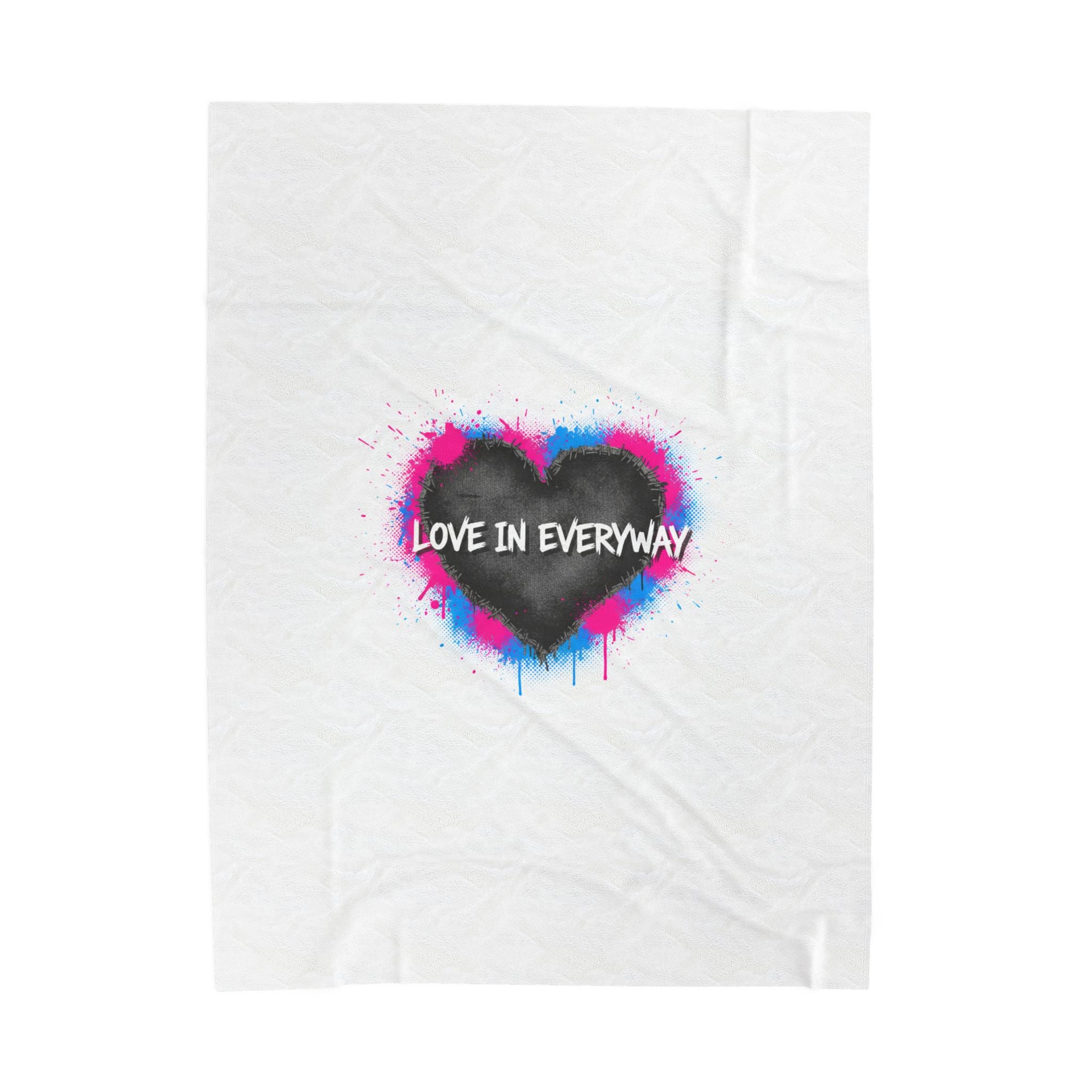 Grunge Heart Spray Paint Blanket | Soft Grunge Hearts, Distressed Love