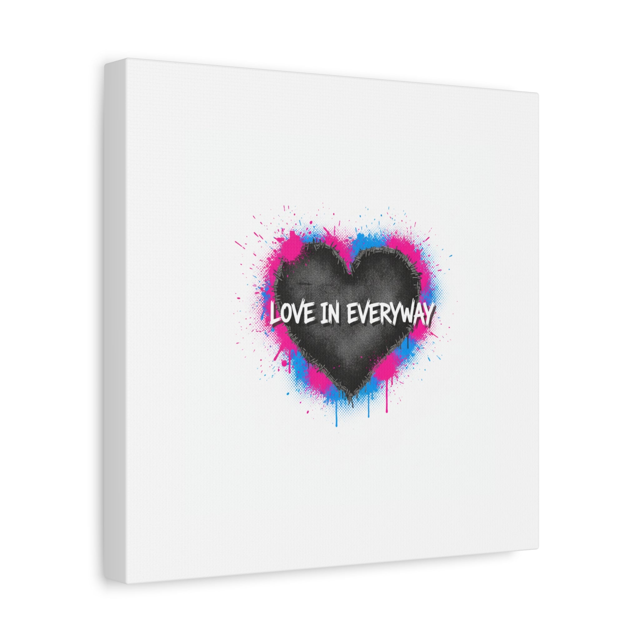 Love in Everyway Heart Canvas | Soft Grunge Hearts, Punk Heart Poster
