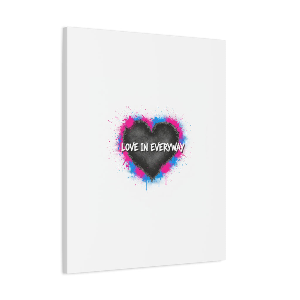 Love in Everyway Heart Canvas | Soft Grunge Hearts, Punk Heart Poster