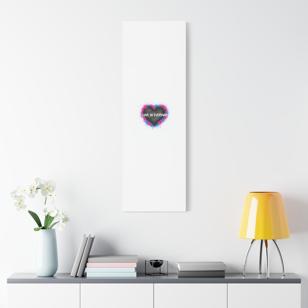 Love in Everyway Heart Canvas | Soft Grunge Hearts, Punk Heart Poster