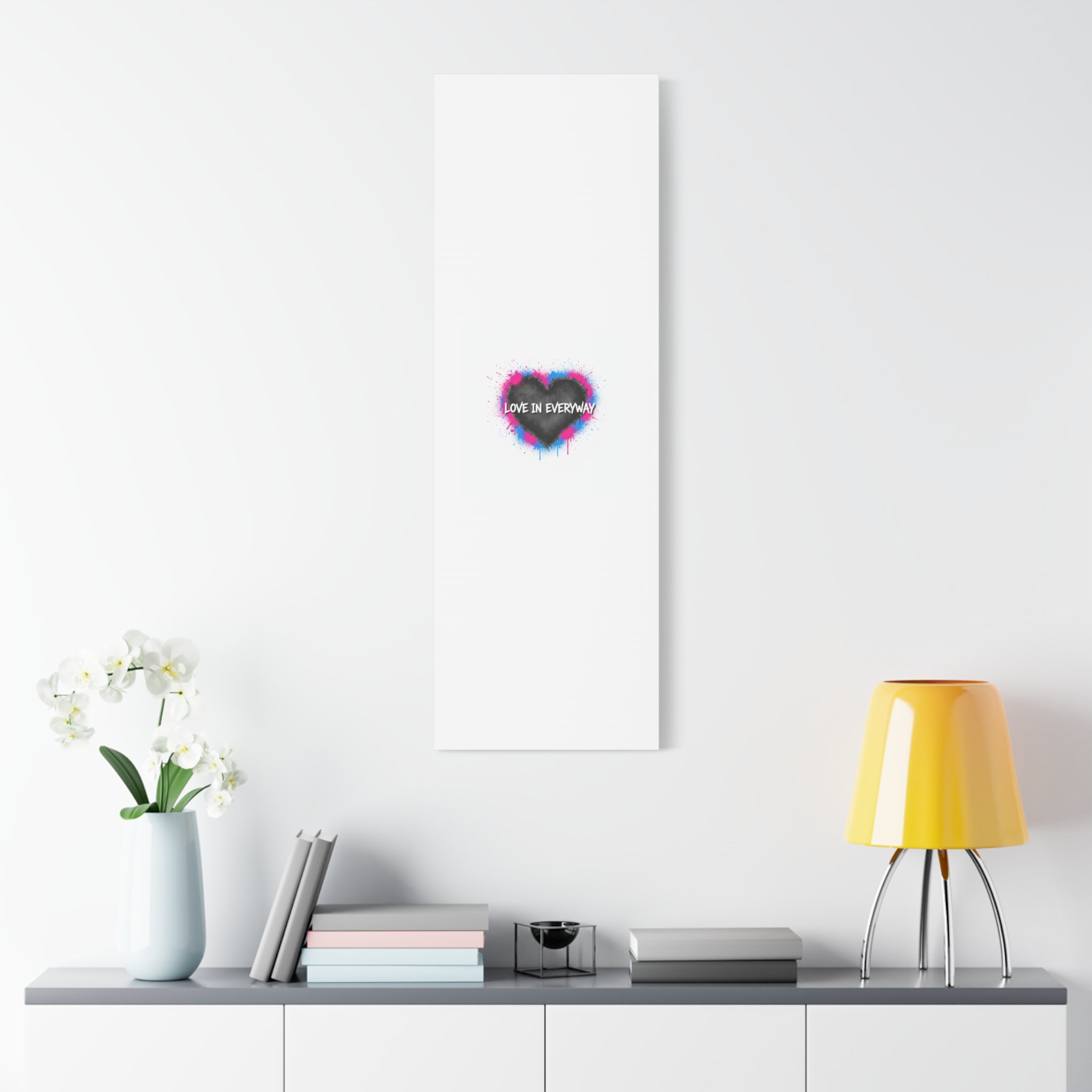 Love in Everyway Heart Canvas | Soft Grunge Hearts, Punk Heart Poster