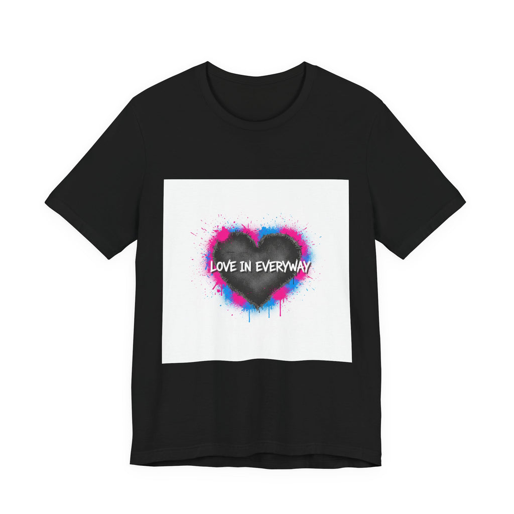 Distressed Graffiti Heart Tee | grunge heart shirt, punk heart design