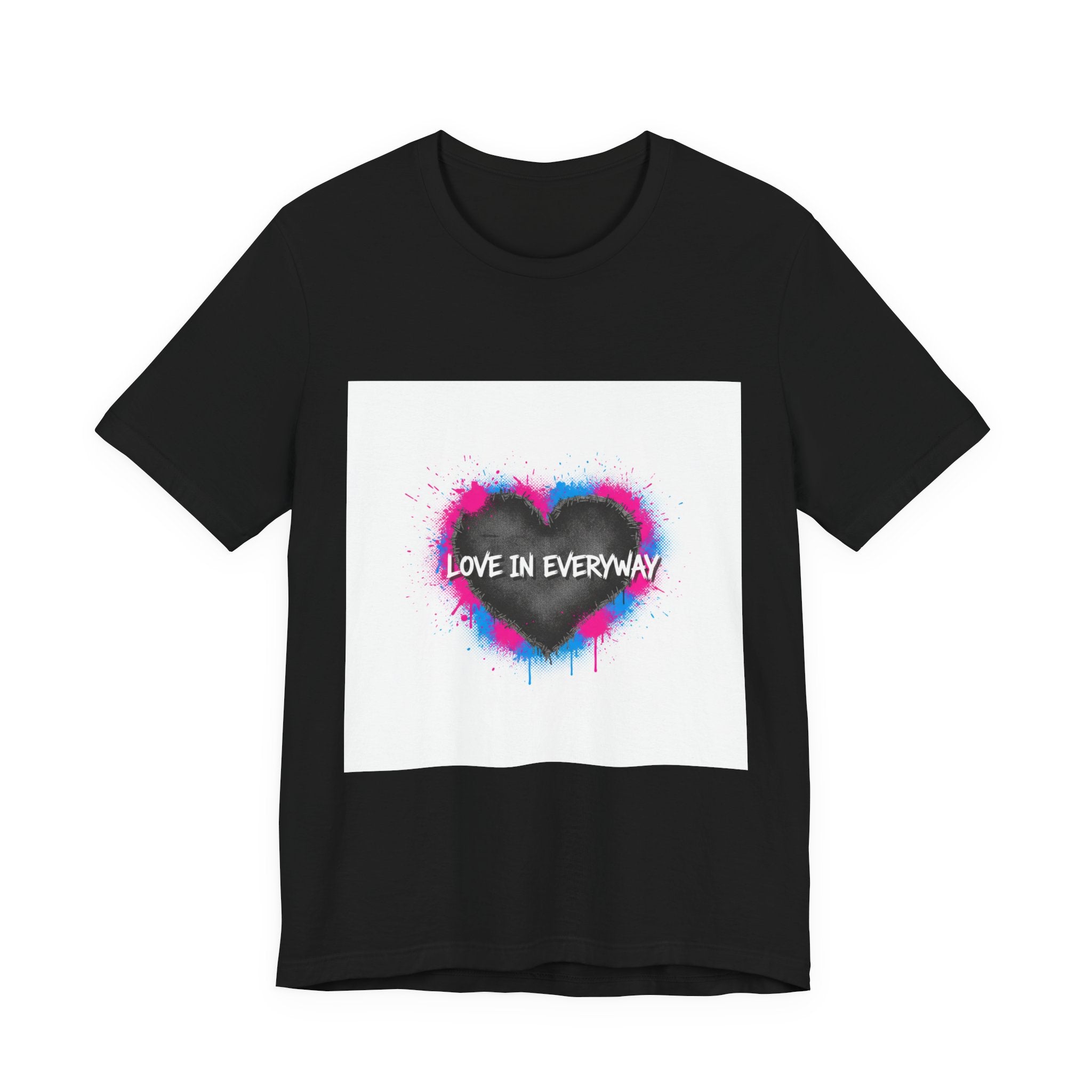 Distressed Graffiti Heart Tee | grunge heart shirt, punk heart design