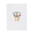 Everything's Fine Cat, Velveteen Plush Blanket | cute irony, whimsical weird