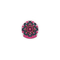 Disco Floral Mandala Sticker | disco florals, vintage paisley print