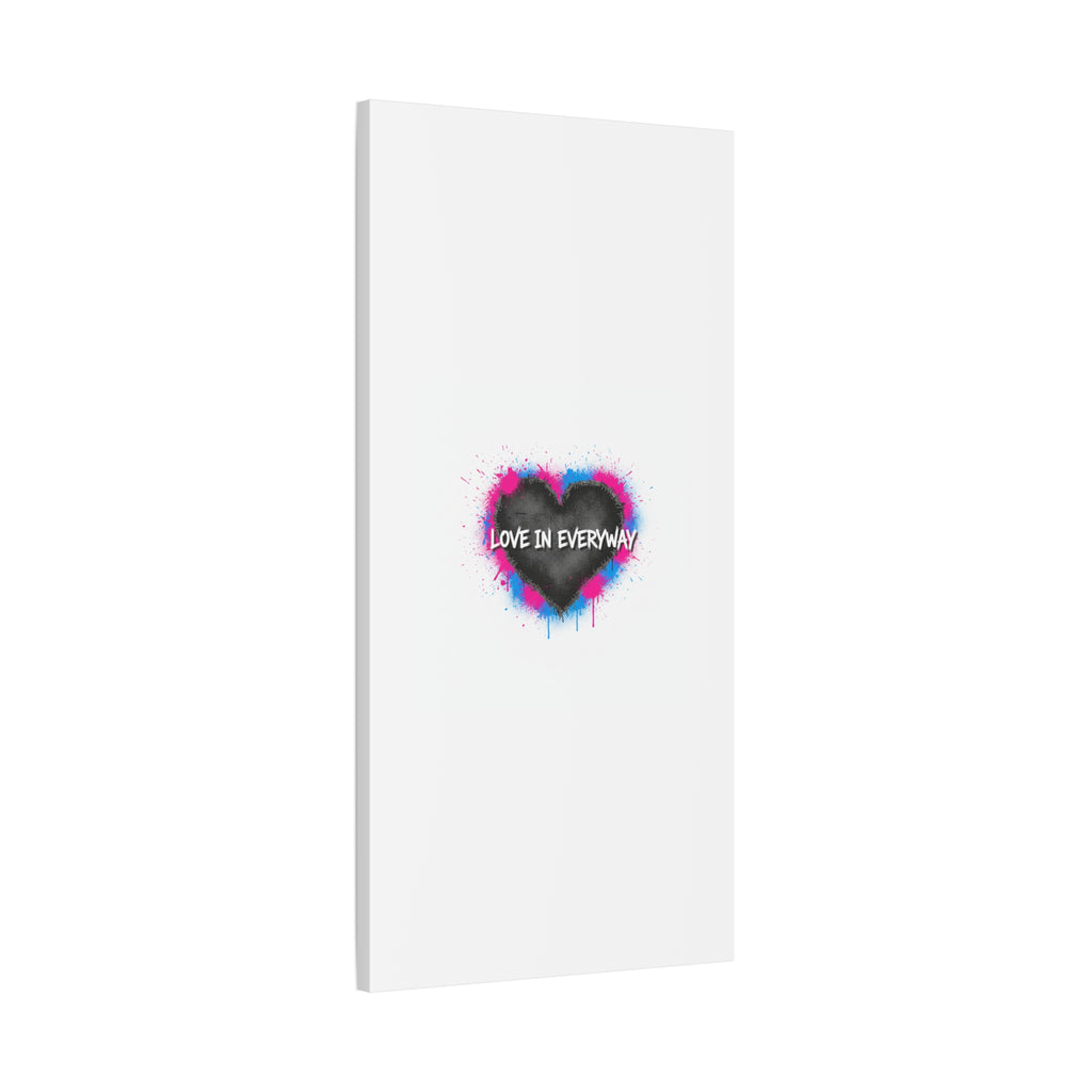 Love in Everyway Heart Canvas | Soft Grunge Hearts, Punk Heart Poster