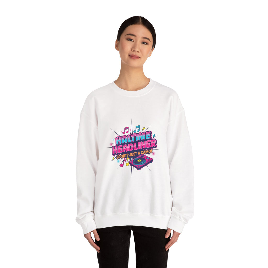 Halftime Headliner Crewneck Sweatshirt | football concert shirt, halftime meme tee