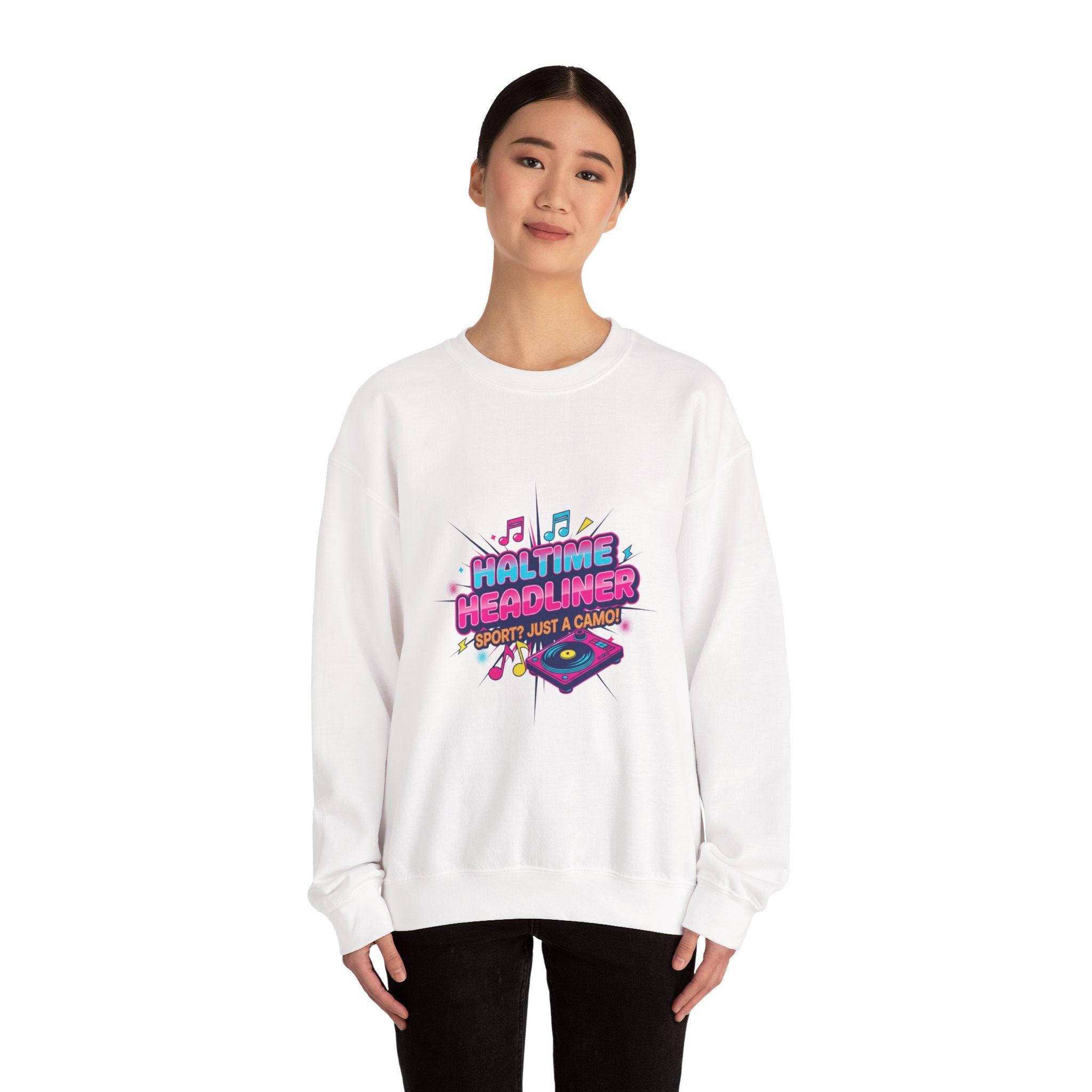 Halftime Headliner Crewneck Sweatshirt | football concert shirt, halftime meme tee