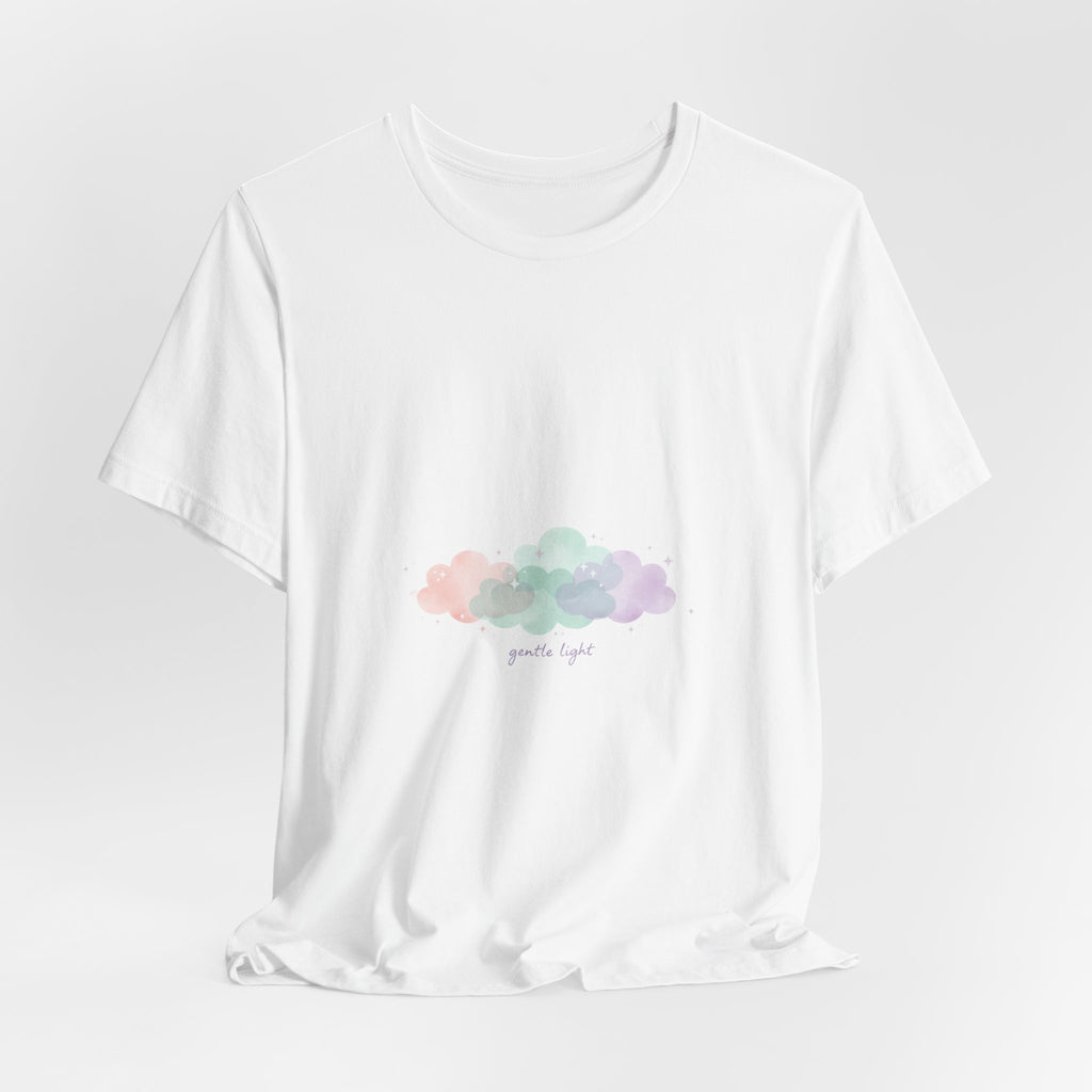 Dreamy Pastel Cloud Tee | pastel winter design, soft spring vibe