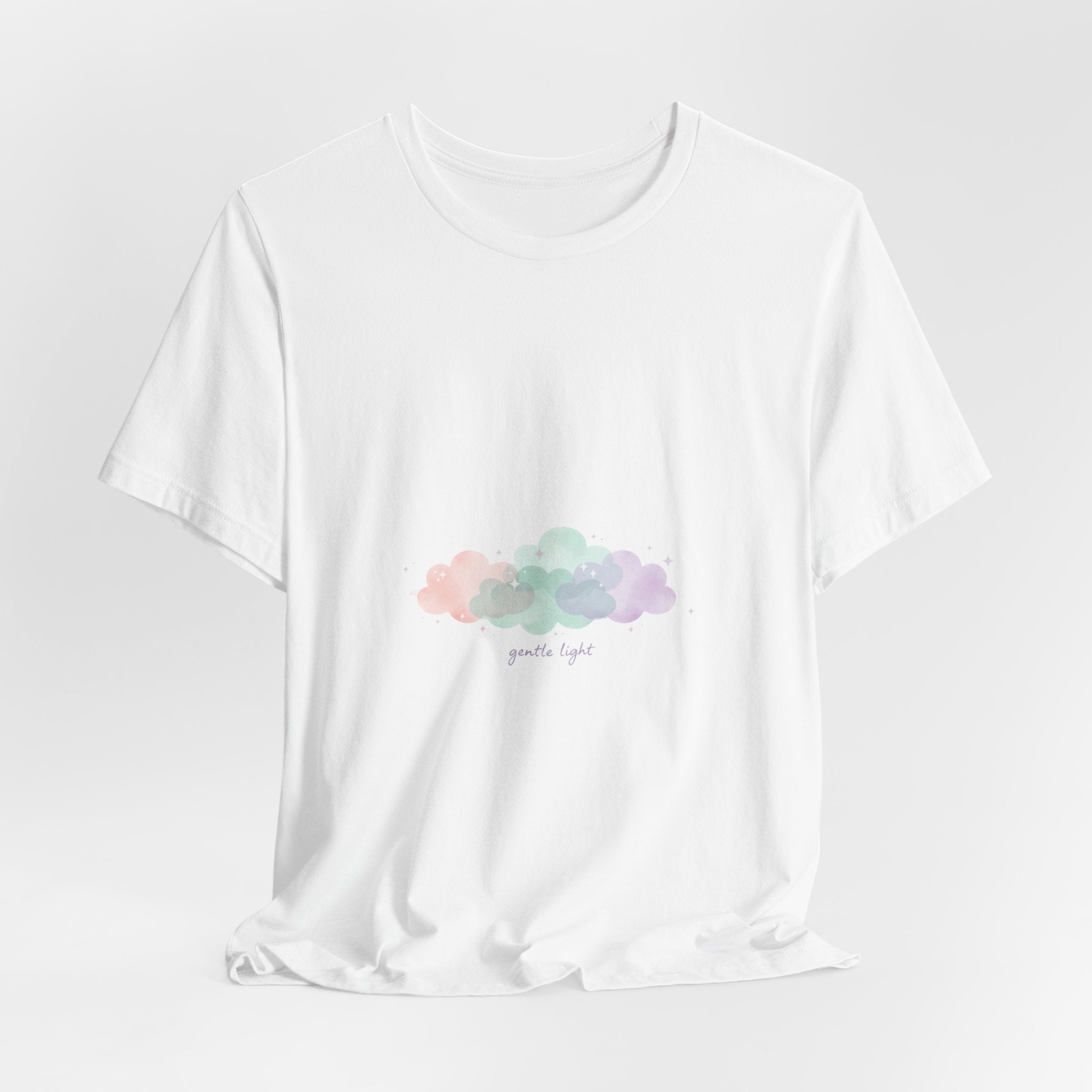 Dreamy Pastel Cloud Tee | pastel winter design, soft spring vibe