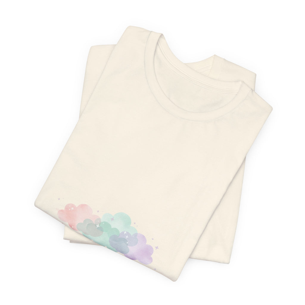 Dreamy Pastel Cloud Tee | pastel winter design, soft spring vibe
