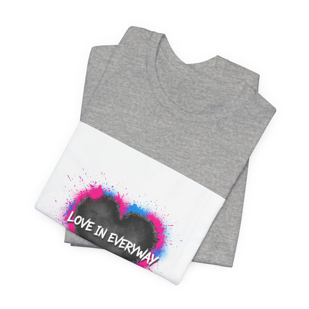 Distressed Graffiti Heart Tee | grunge heart shirt, punk heart design