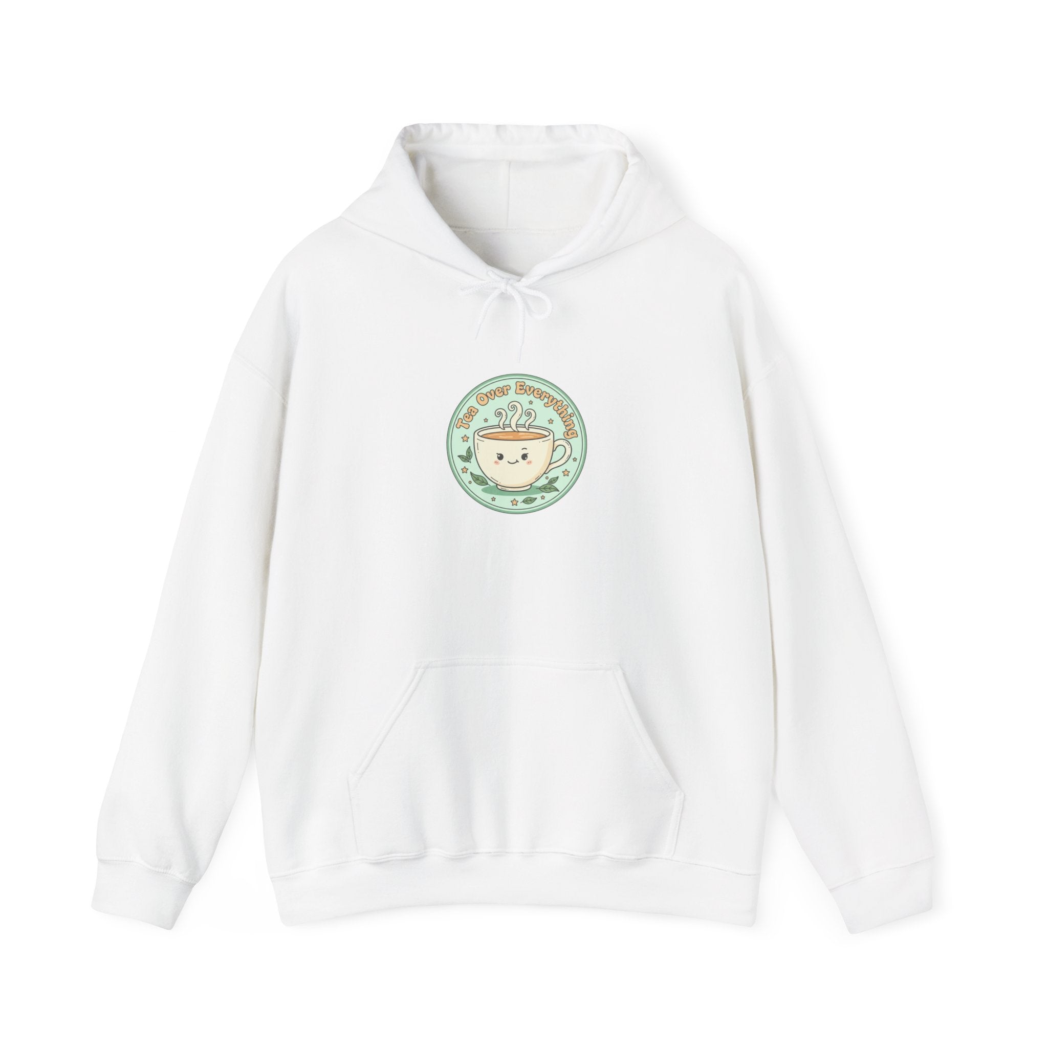 Tea Over Everything hoodie | tea lover badge, beverage humor