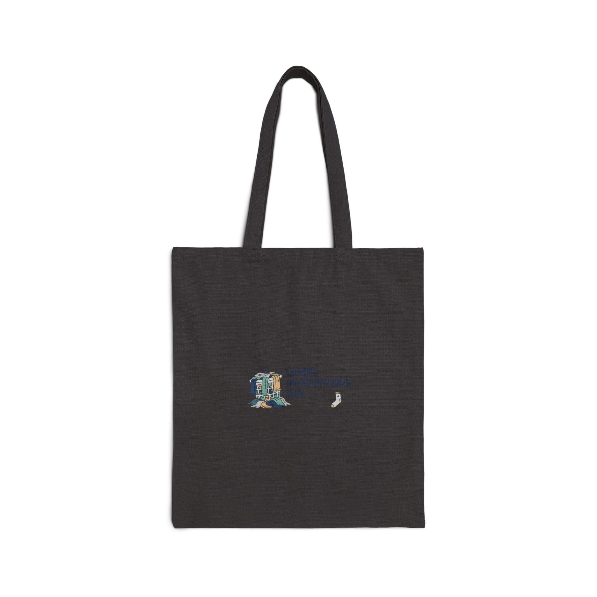 Never Folded Shirt Tote Bag | laundry pile humor, lazy laundry design