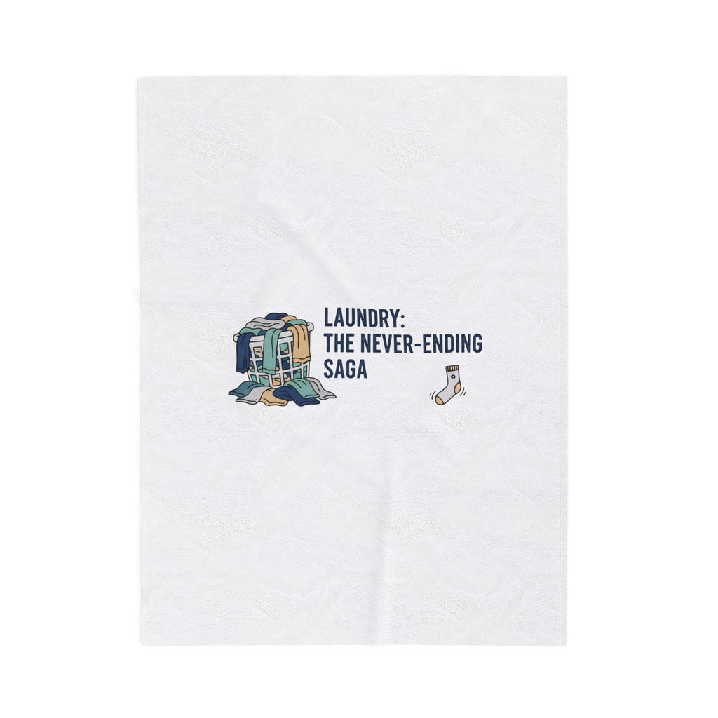 Laundry: The Never-Ending Saga Blanket | laundry pile humor, lazy laundry design