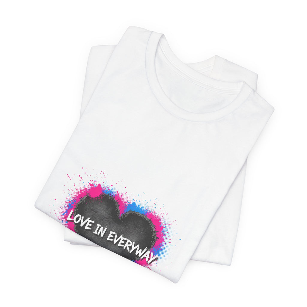 Distressed Graffiti Heart Tee | grunge heart shirt, punk heart design