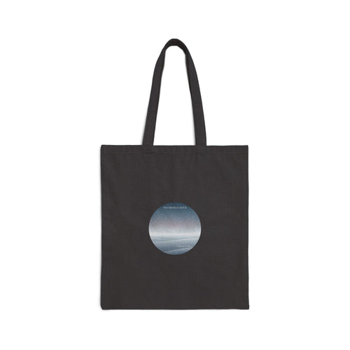 Blue Hour Winter Circle Tote | twilight aesthetic, soft-focus night