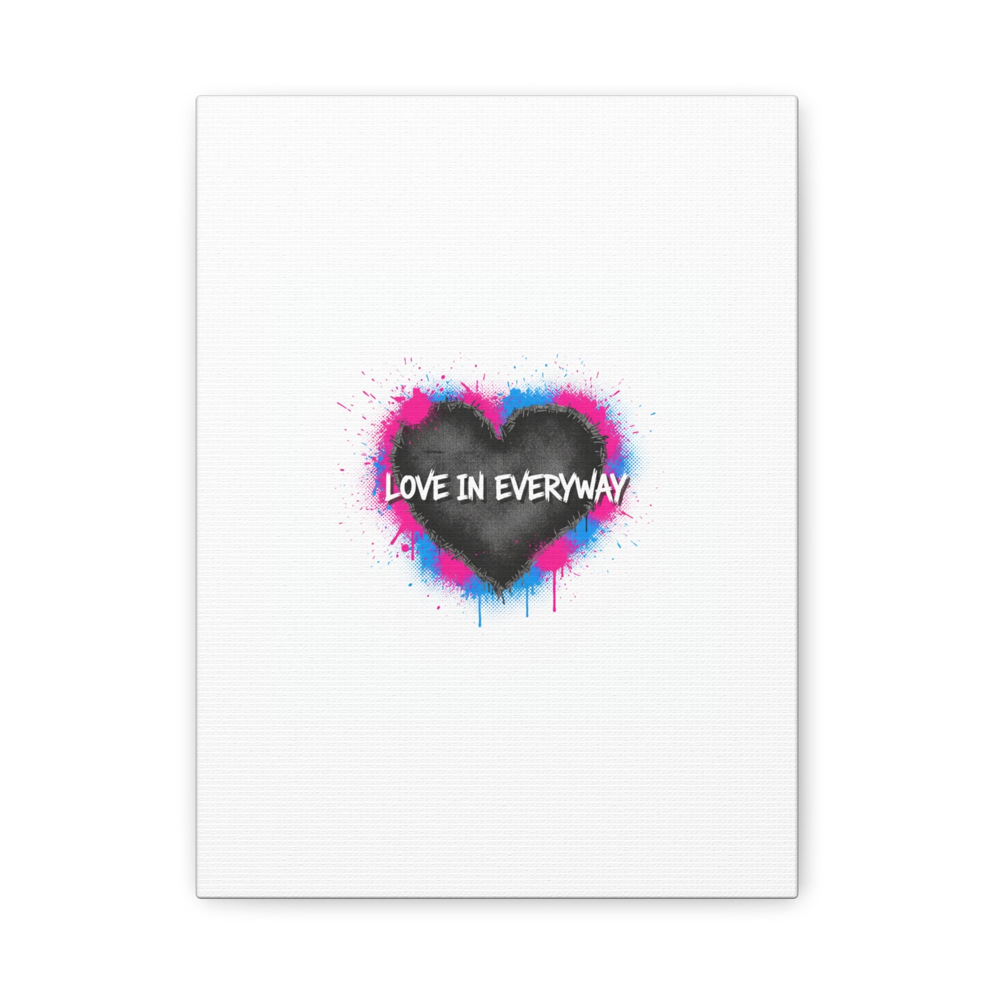 Love in Everyway Heart Canvas | Soft Grunge Hearts, Punk Heart Poster