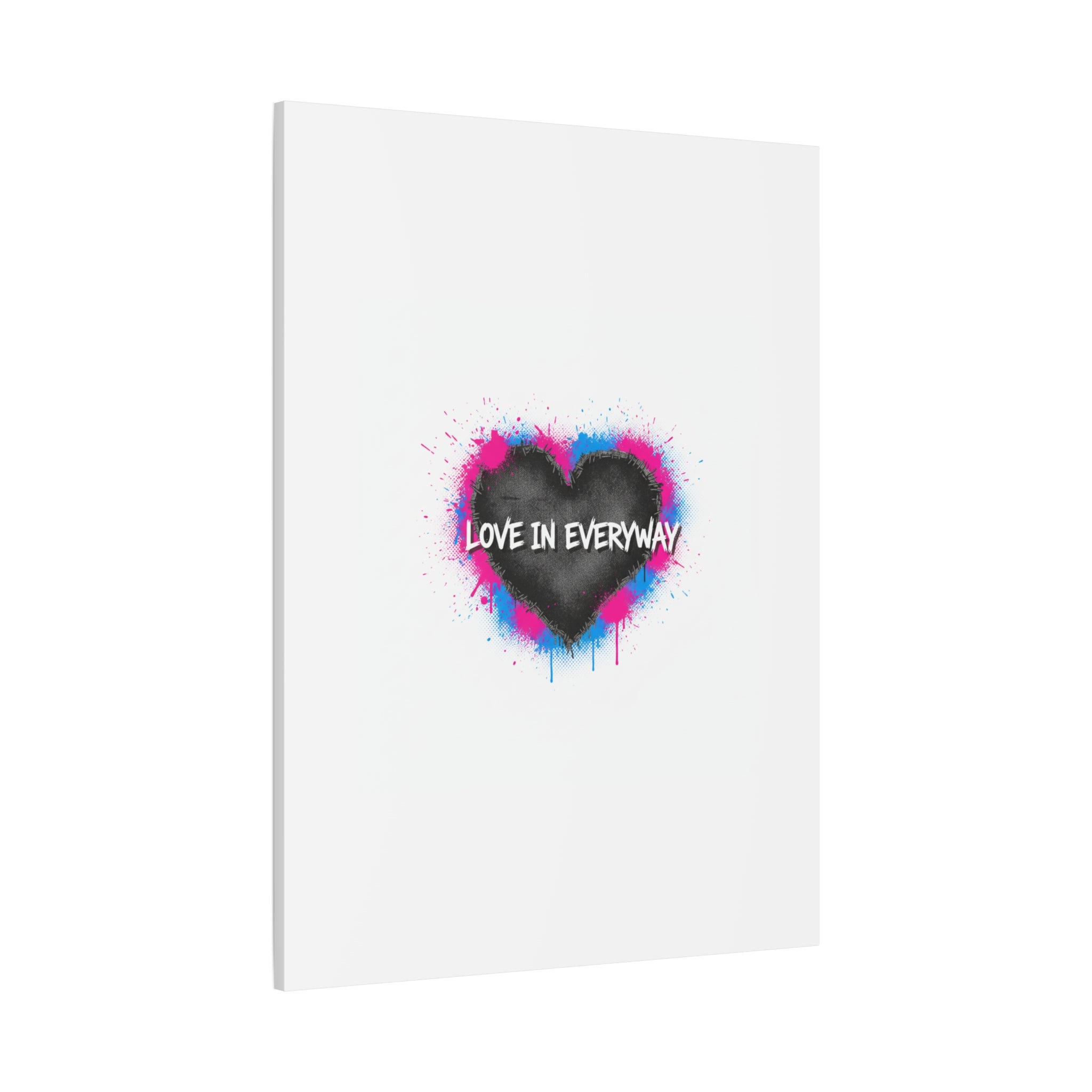 Love in Everyway Heart Canvas | Soft Grunge Hearts, Punk Heart Poster