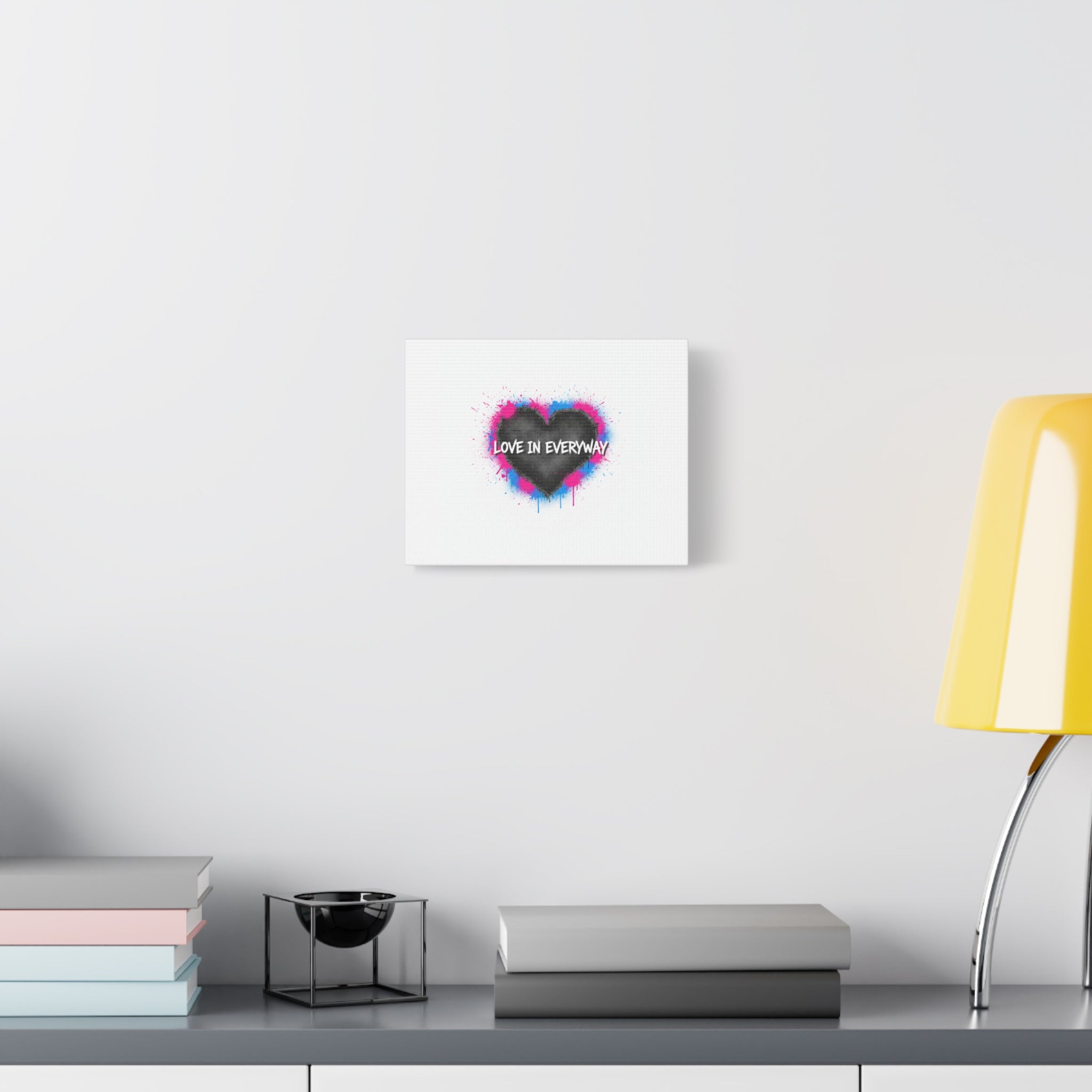 Love in Everyway Heart Canvas | Soft Grunge Hearts, Punk Heart Poster