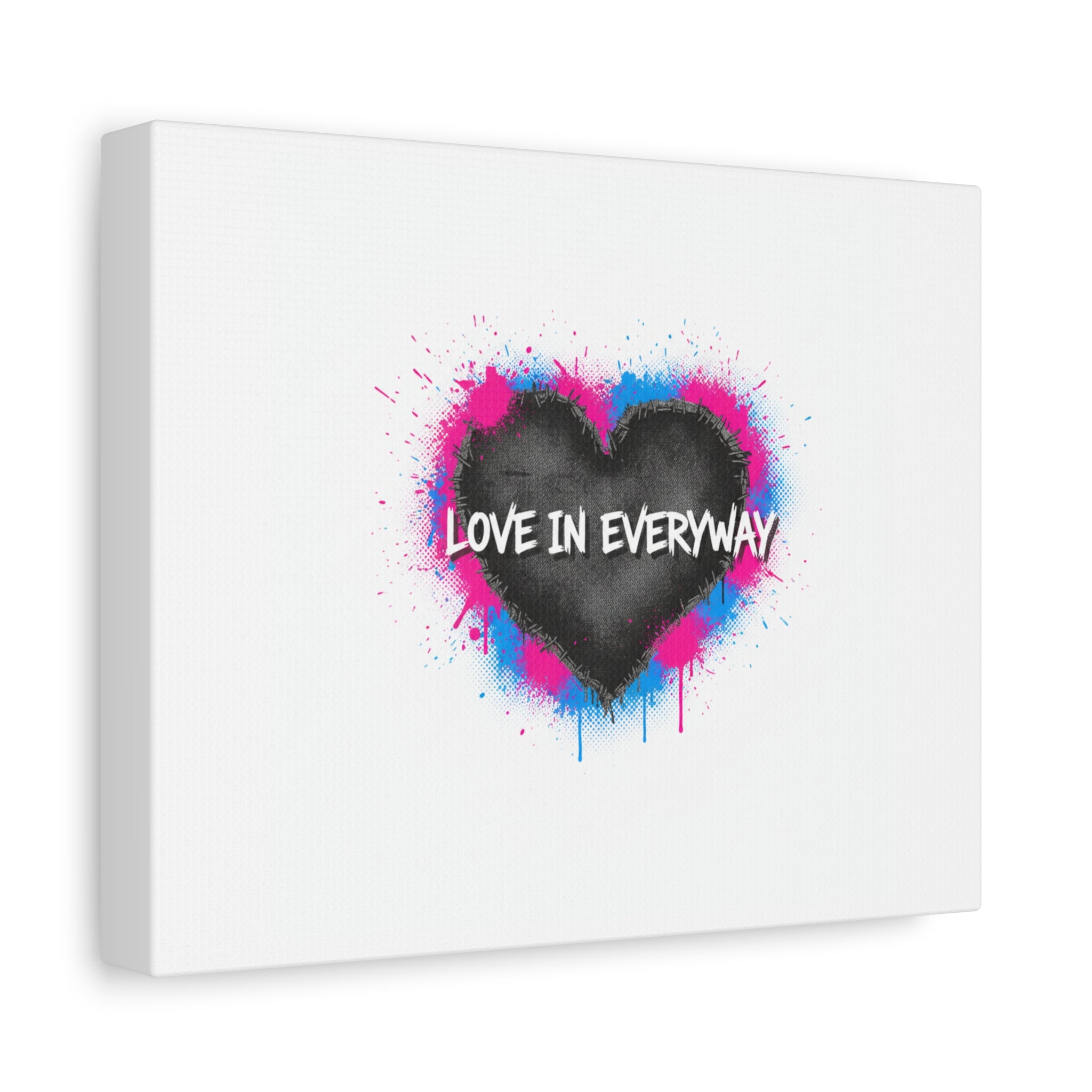 Love in Everyway Heart Canvas | Soft Grunge Hearts, Punk Heart Poster